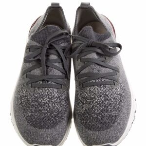 Brunello Cucinelli Gray Knit Sneakers